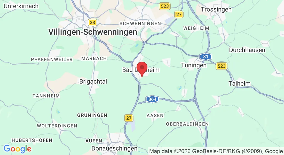 Huberstraße 8, 78073 Bad Dürrheim, Deutschland
