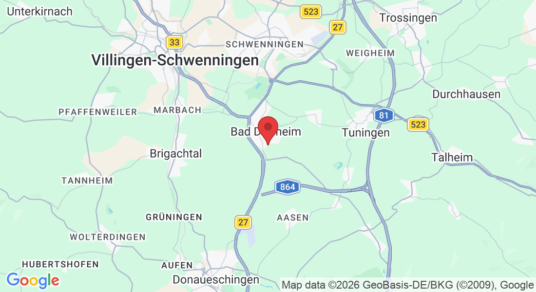 Huberstraße 8, 78073 Bad Dürrheim, Deutschland