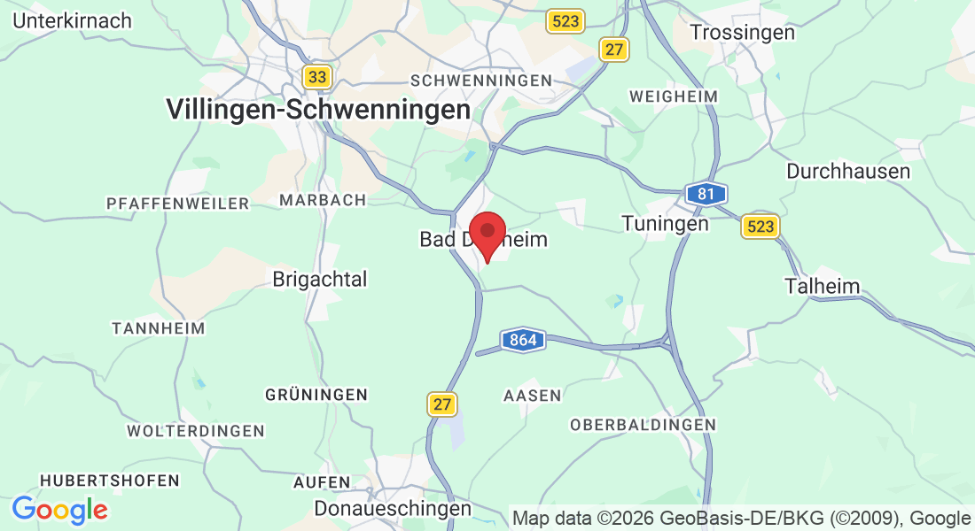 Huberstraße 8, 78073 Bad Dürrheim, Deutschland