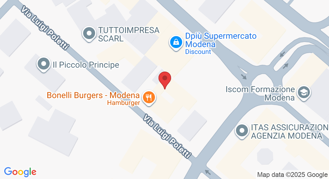 Via Luigi Poletti, 61, 41121 Modena MO, Italia