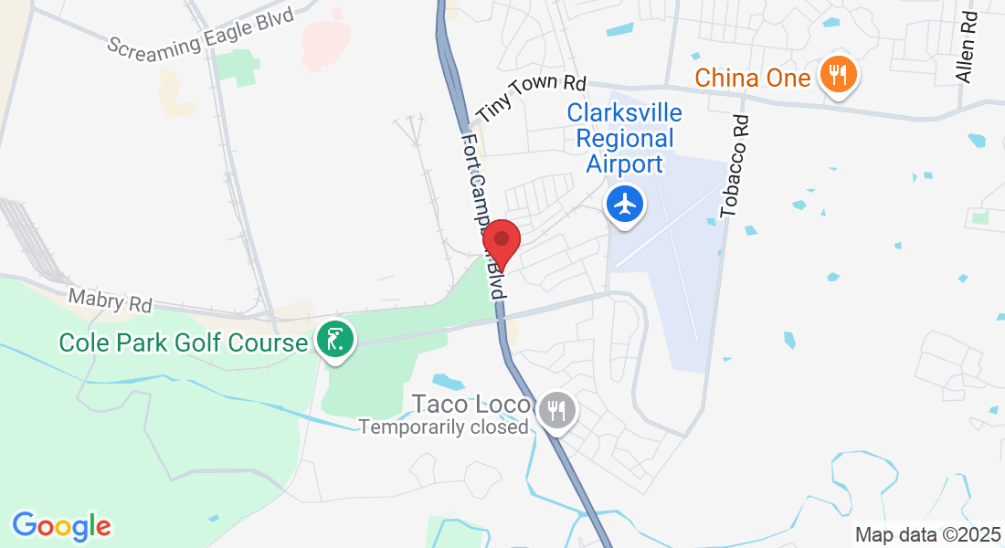 2601 Fort Campbell Blvd, Clarksville, TN 37042, USA
