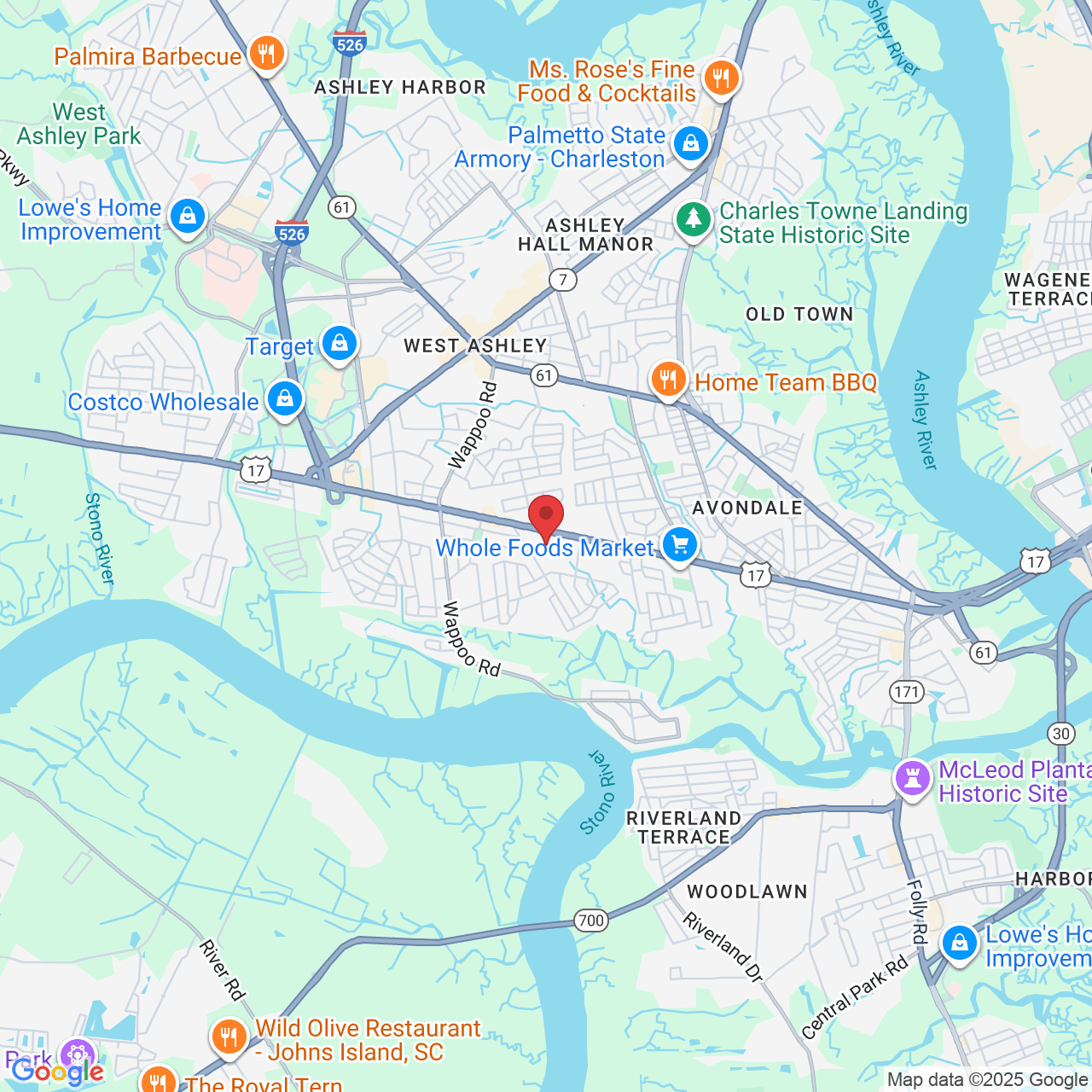 1591 Savannah Hwy, Charleston, SC 29407, USA