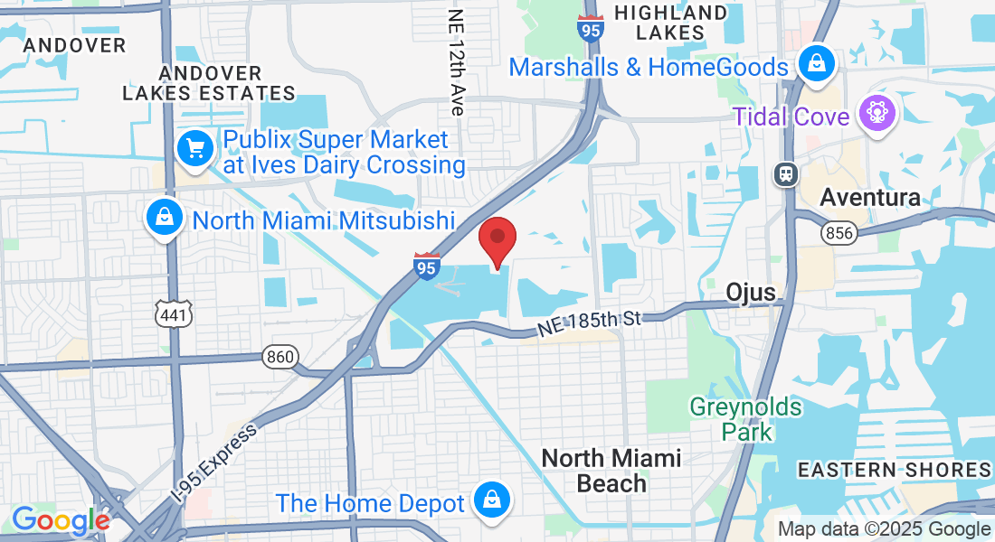 1302 NE 191st St, North Miami Beach, FL 33179, USA