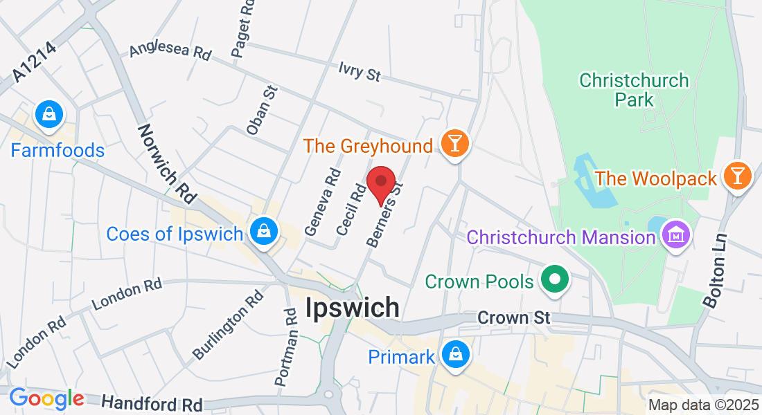 51 Berners St, Ipswich IP1 3LN, UK
