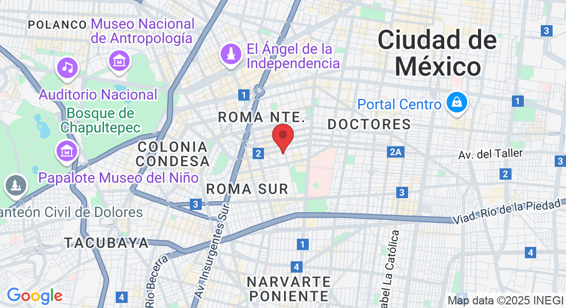 C. Orizaba 191, Doctores, Cuauhtémoc, 06700 Ciudad de México, CDMX, Mexico