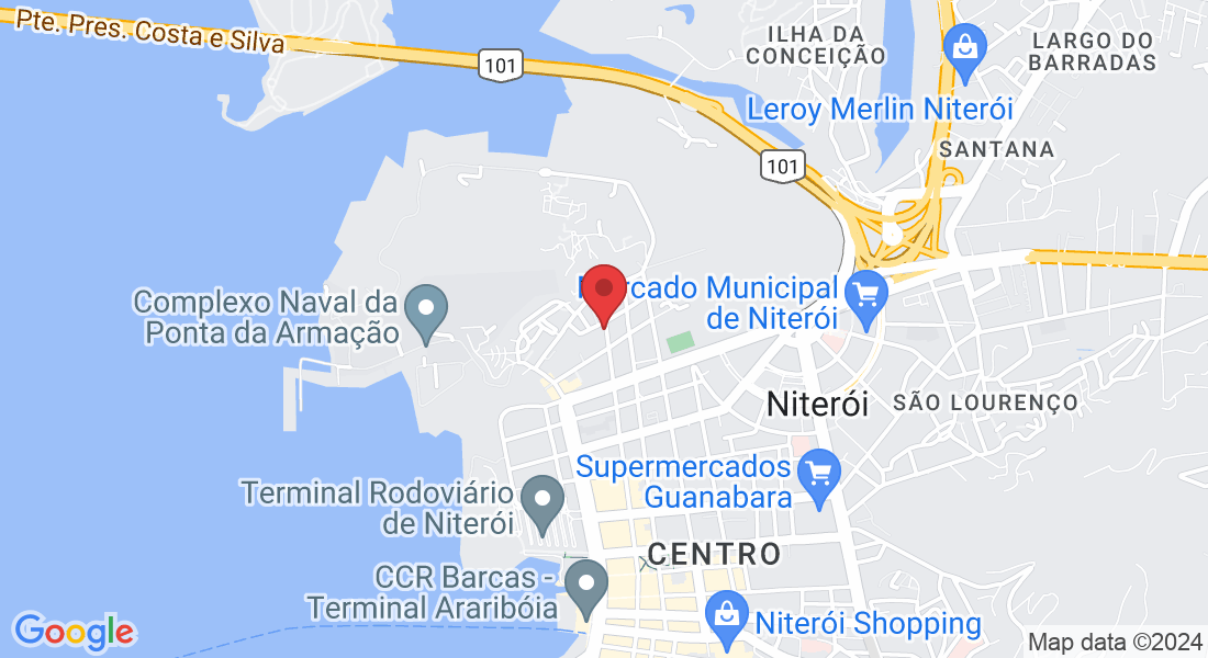 R. Visc. do Uruguai, 64 - Centro, Niterói - RJ, 24030-084, Brazil