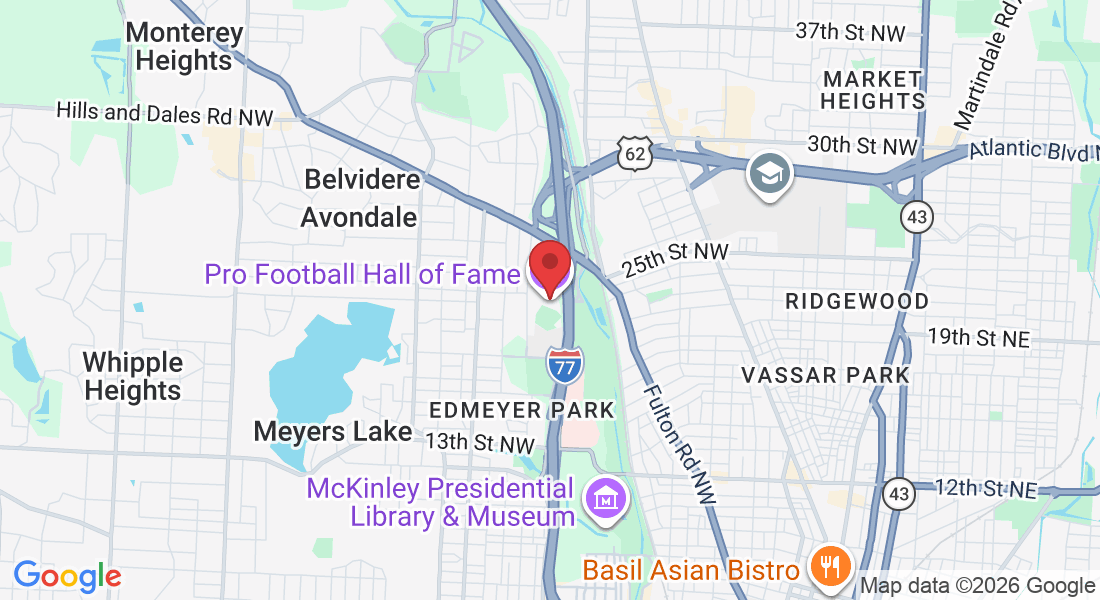 2121 George Halas Dr NW, Canton, OH 44708, USA
