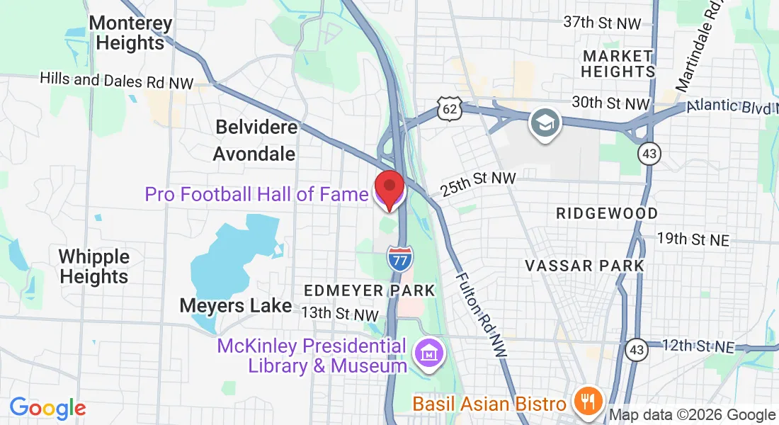 2121 George Halas Dr NW, Canton, OH 44708, USA