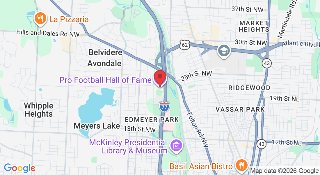 2121 George Halas Dr NW, Canton, OH 44708, USA