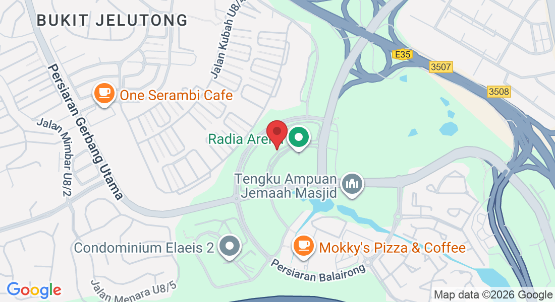 UG1-33, Komersial Radia, Persiaran Arked, Bukit Jelutong, 40150 Shah Alam, Selangor, Malaysia