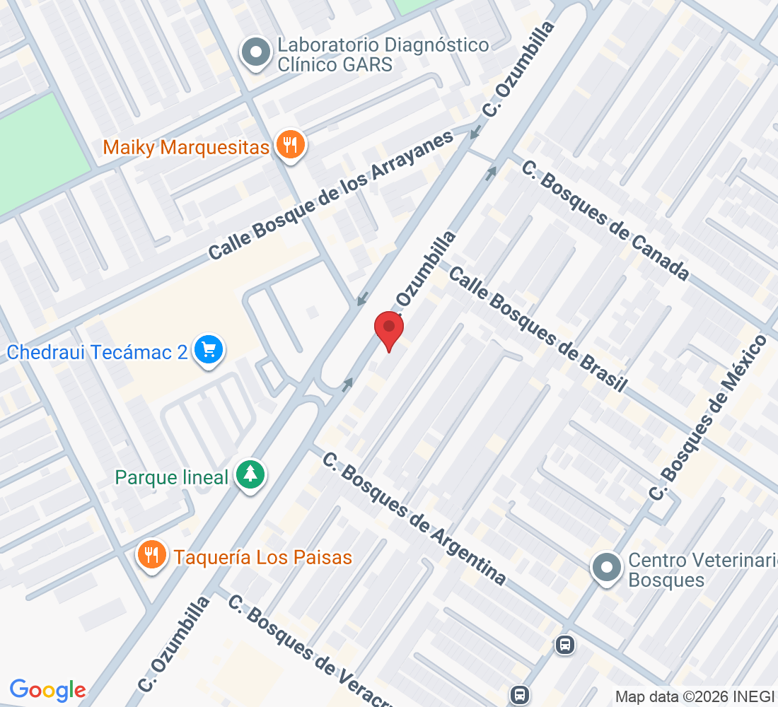 C. Ozumbilla 105-160, Los Heroes Tecamac, 55764 Ojo de Agua, Méx., México