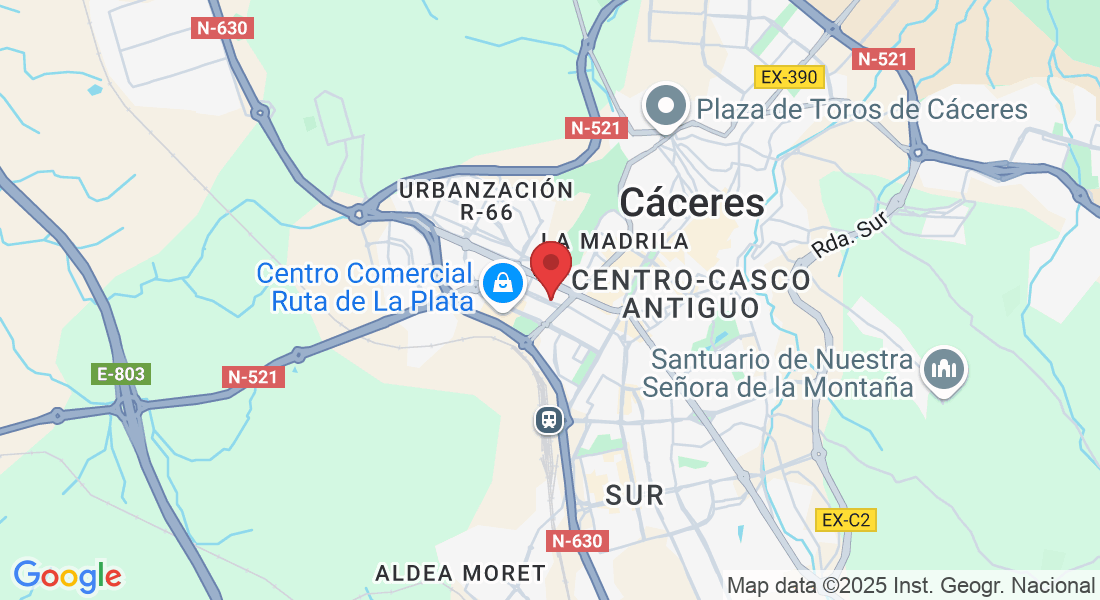 C. Roma, 1A, Oeste, 10005 Cáceres, España