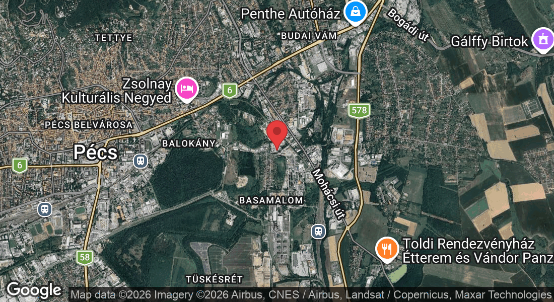Pécs, Tüskésréti út 75, 7630 Magyarország