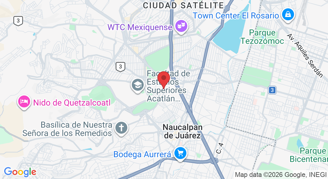 Calle de Los Purépechas, Sta Cruz Acatlan, 53150 Naucalpan de Juárez, Méx., México