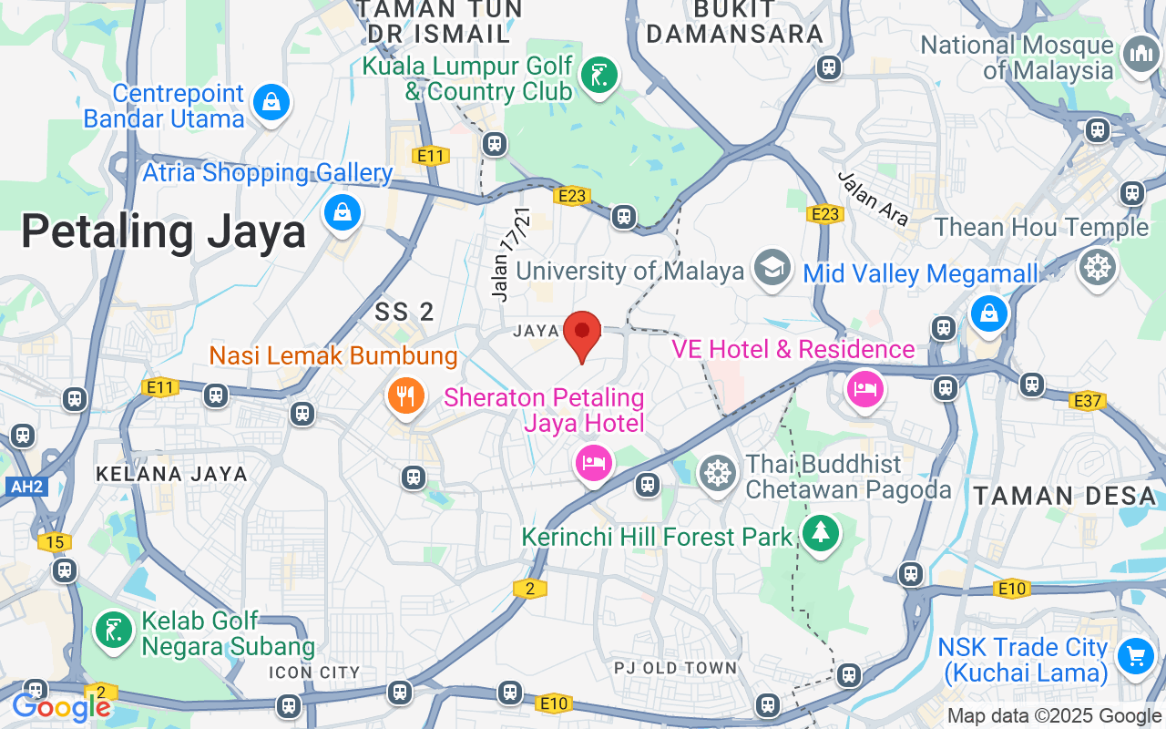 Jalan 13/4, Seksyen 13, 46200 Petaling Jaya, Selangor, Malaysia
