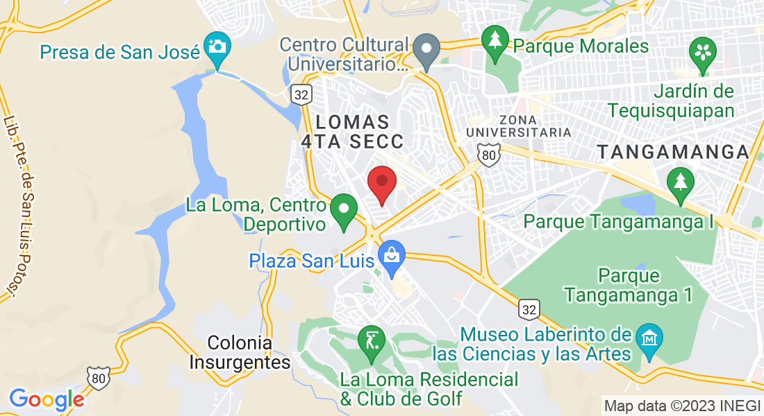 Villa Hermosa 109, Villas del Pedregal, 78218 San Luis, S.L.P., Mexico
