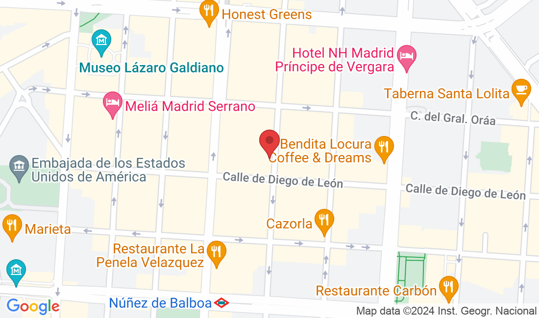 Calle de Núñez de Balboa, 99, Salamanca, 28006 Madrid, España