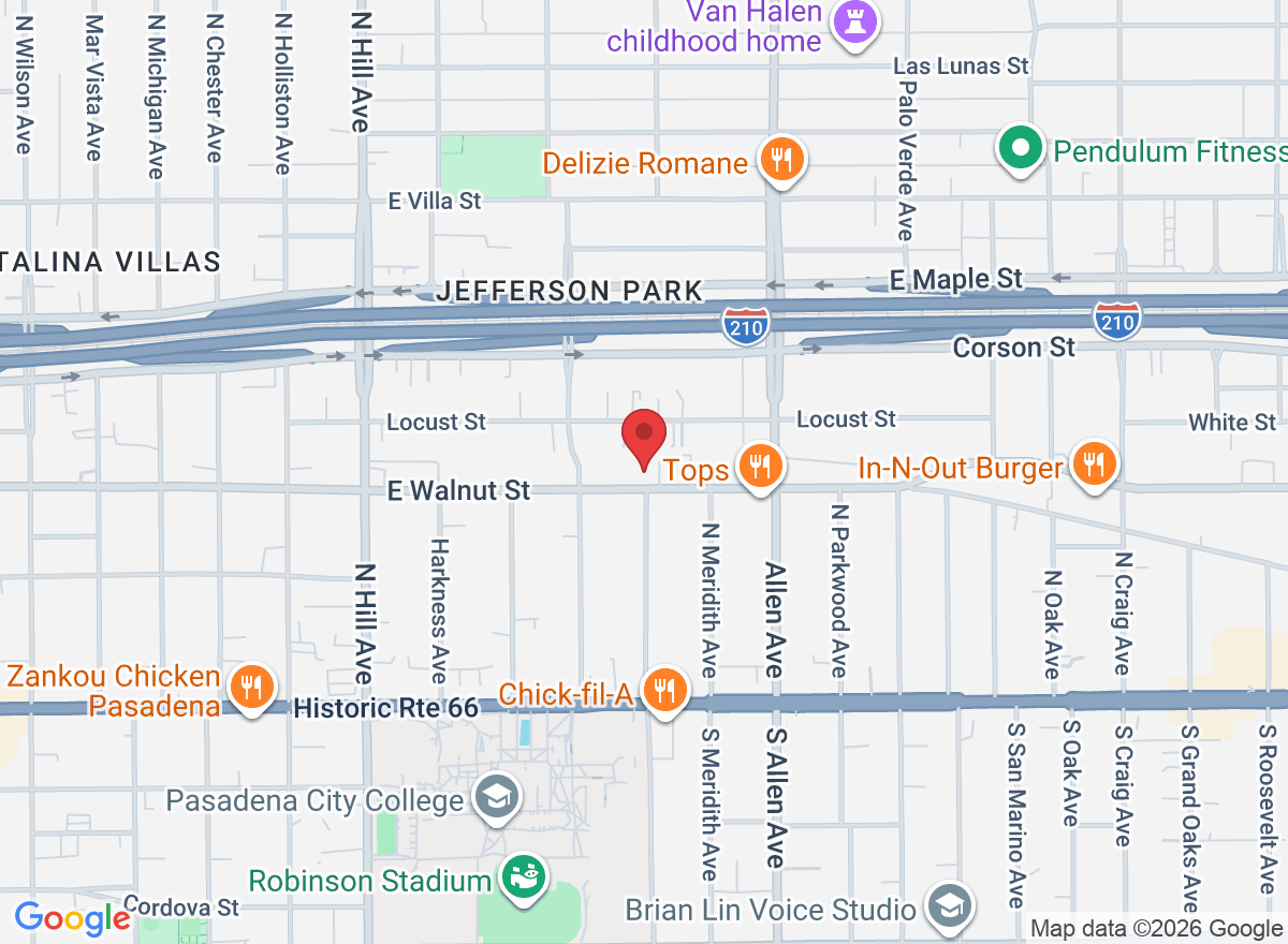 1673 E Walnut St, Pasadena, CA 91106, USA