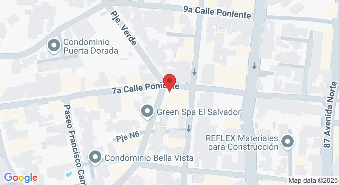 casa #132, 7a Calle Poniente pasaje 1, San Salvador CP 1101, El Salvador