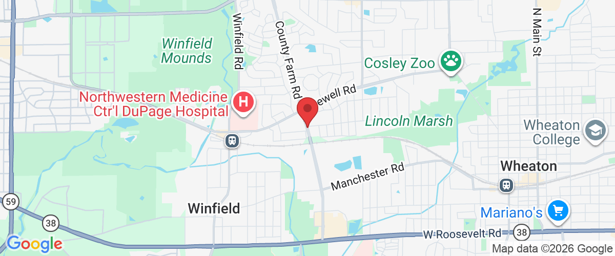 1 N County Farm Rd, Winfield, IL 60190, USA