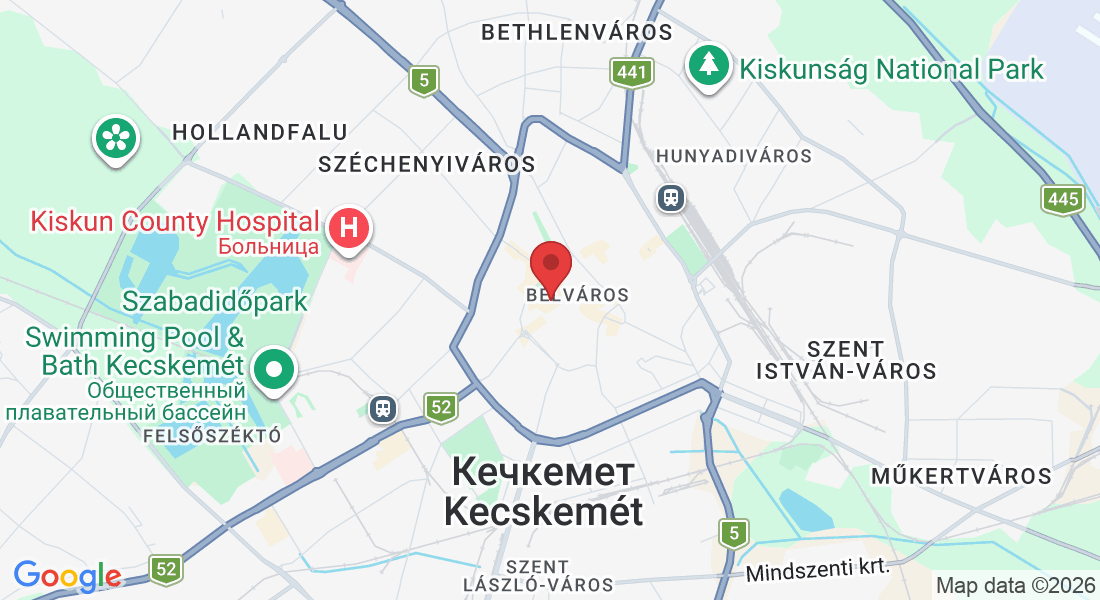 Kecskemét, Csányi u. 1-3, 6000 Венгрия