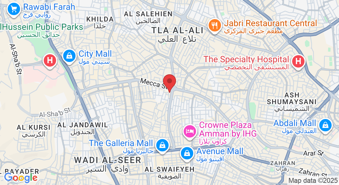 شارع المدينة المنورة, مجمع الحسيني 101, دوار الكيلو، عمّان 00962, Jordan