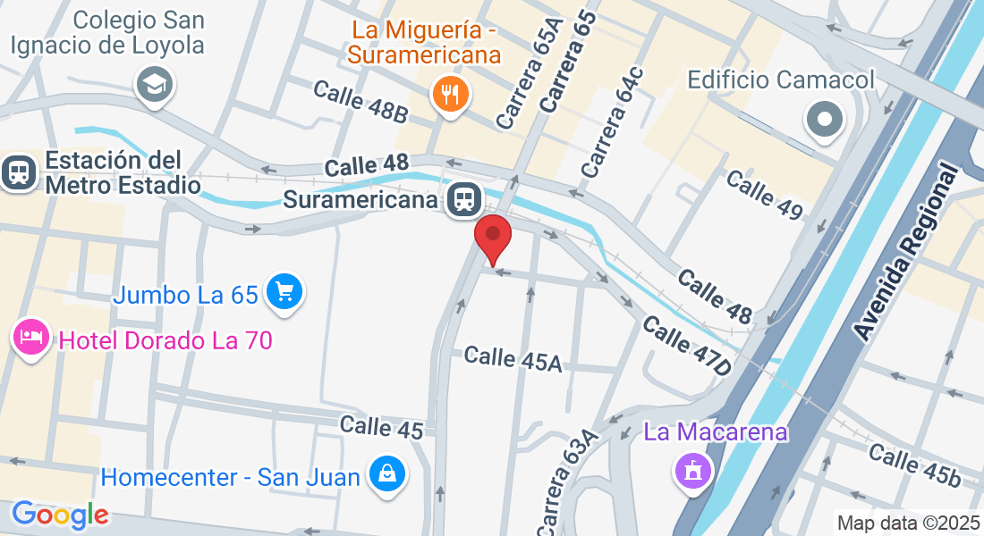 Cra. 65 #46 12, Laureles - Estadio, Medellín, Laureles, Medellín, Antioquia, Colombia