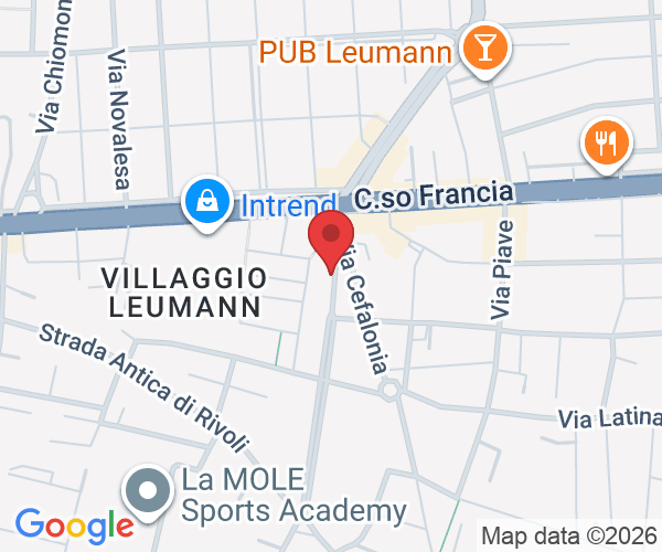 Via Fabbrichetta, 10, 10093 Collegno TO, Italia