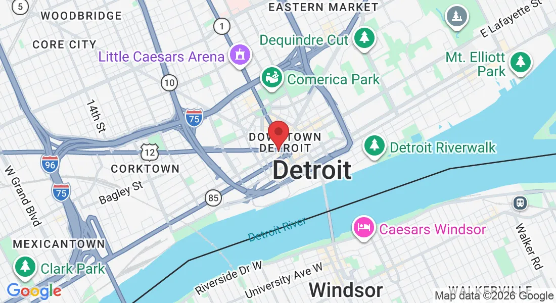 25 W Lafayette Blvd, Detroit, MI 48226, USA