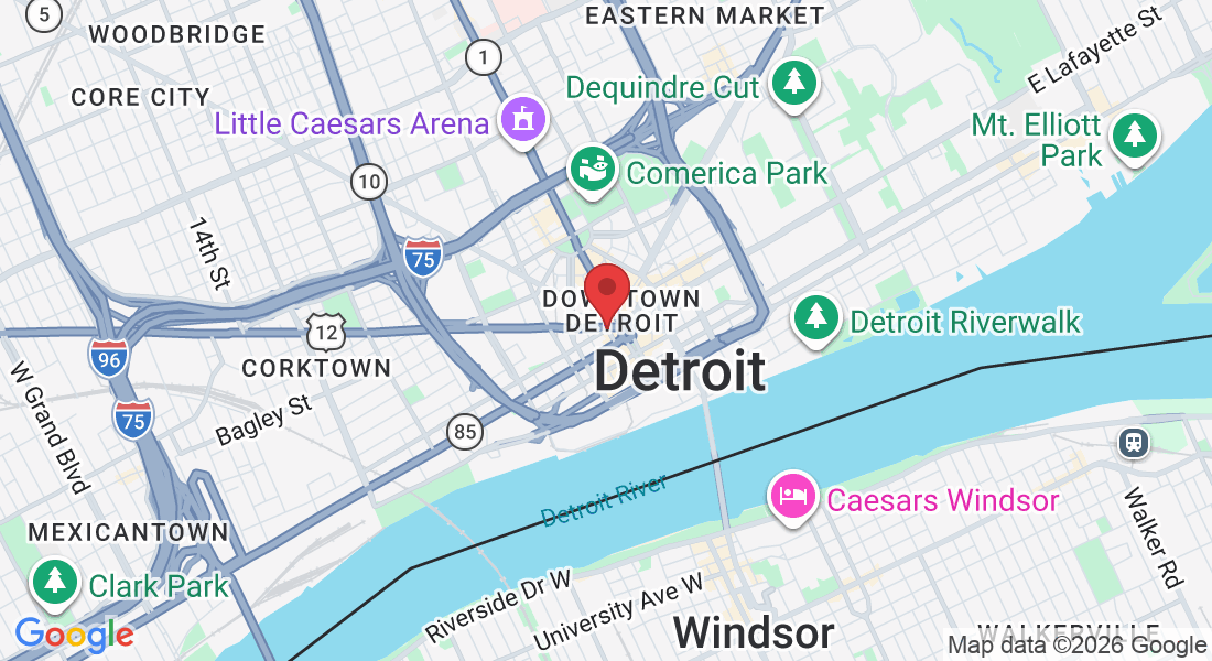 25 W Lafayette Blvd, Detroit, MI 48226, USA