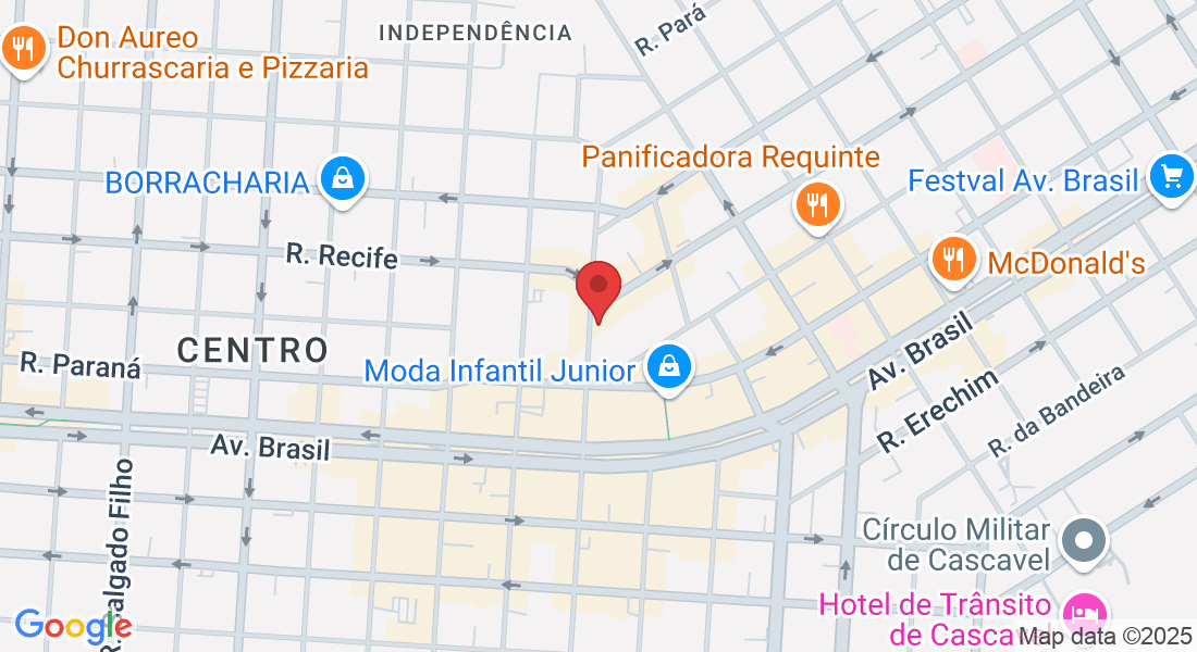 RUA: Souza Naves, 4150 - Centro, Cascavel - PR, 85801-010, Brasil