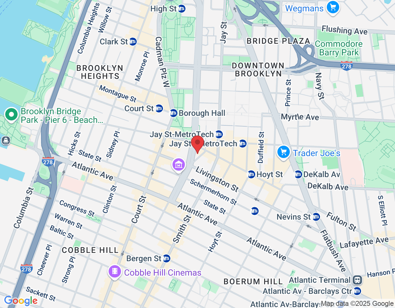 1 Boerum Pl, Brooklyn, NY 11201, USA