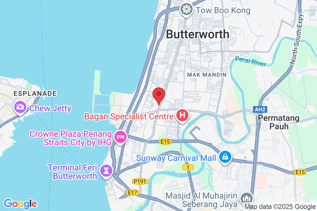 29-1 & 31-1 & 33-1, Pusat Perniagaan Raja Uda, 161, Jalan Raja Uda, Pusat Perniagaan Raja Uda, 12300 Butterworth, Penang, Malaysia