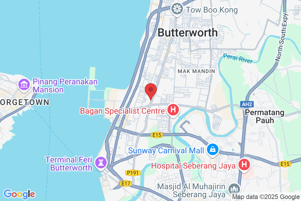 29-1 & 31-1 & 33-1, Pusat Perniagaan Raja Uda, 161, Jalan Raja Uda, Pusat Perniagaan Raja Uda, 12300 Butterworth, Penang, Malaysia