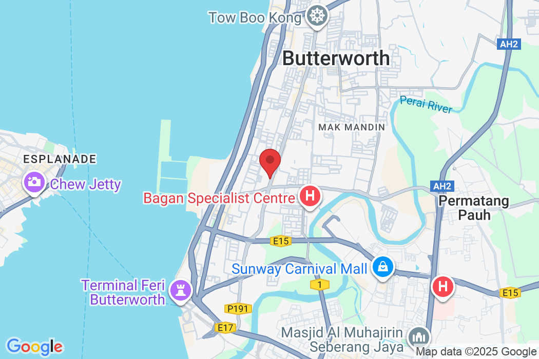 29-1 & 31-1 & 33-1, Pusat Perniagaan Raja Uda, 161, Jalan Raja Uda, Pusat Perniagaan Raja Uda, 12300 Butterworth, Penang, Malaysia