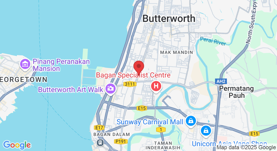 No 72, Block D, Jalan Raja Uda, Pusat Perniagaan Raja Uda, 12300 Butterworth, Penang, Malaysia