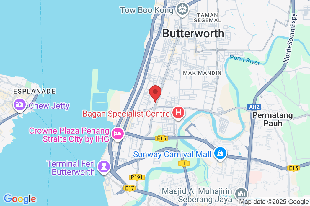 29-1 & 31-1 & 33-1, Pusat Perniagaan Raja Uda, 161, Jalan Raja Uda, Pusat Perniagaan Raja Uda, 12300 Butterworth, Penang, Malaysia