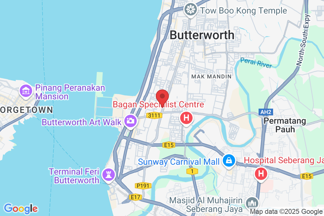 29-1 & 31-1 & 33-1, Pusat Perniagaan Raja Uda, 161, Jalan Raja Uda, Pusat Perniagaan Raja Uda, 12300 Butterworth, Penang, Malaysia