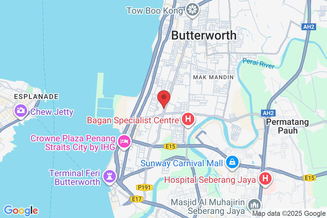 29-1 & 31-1 & 33-1, Pusat Perniagaan Raja Uda, 161, Jalan Raja Uda, Pusat Perniagaan Raja Uda, 12300 Butterworth, Penang, Malaysia