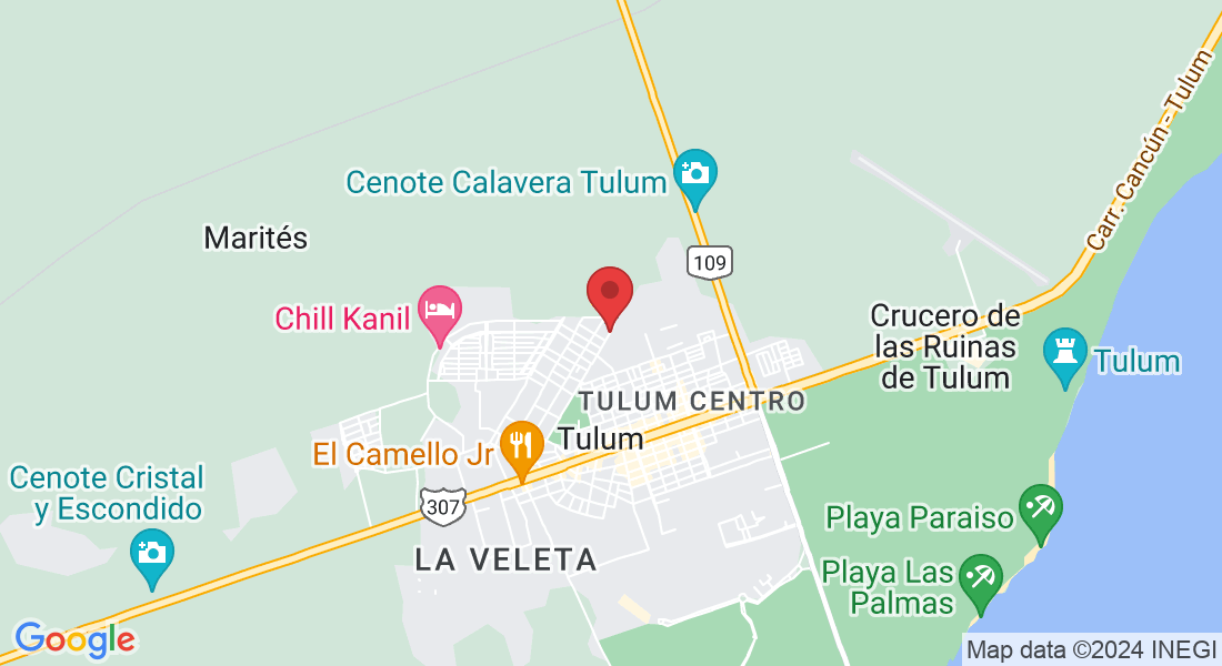 Av. Kukulkan 185, 77760 Tulum, Q.R., México