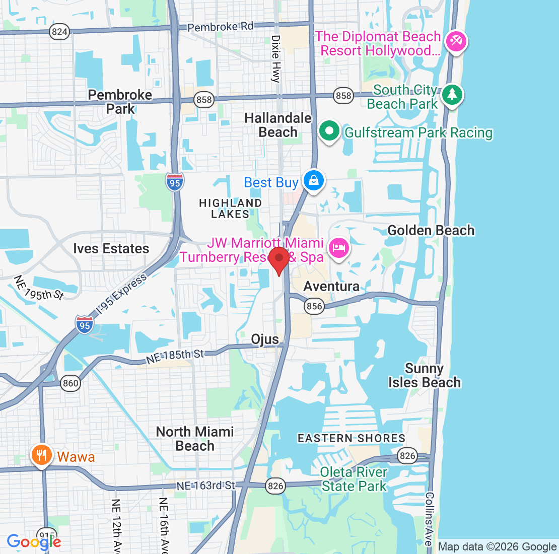 19790 W Dixie Hwy 11th floor, Miami, FL 33180, USA