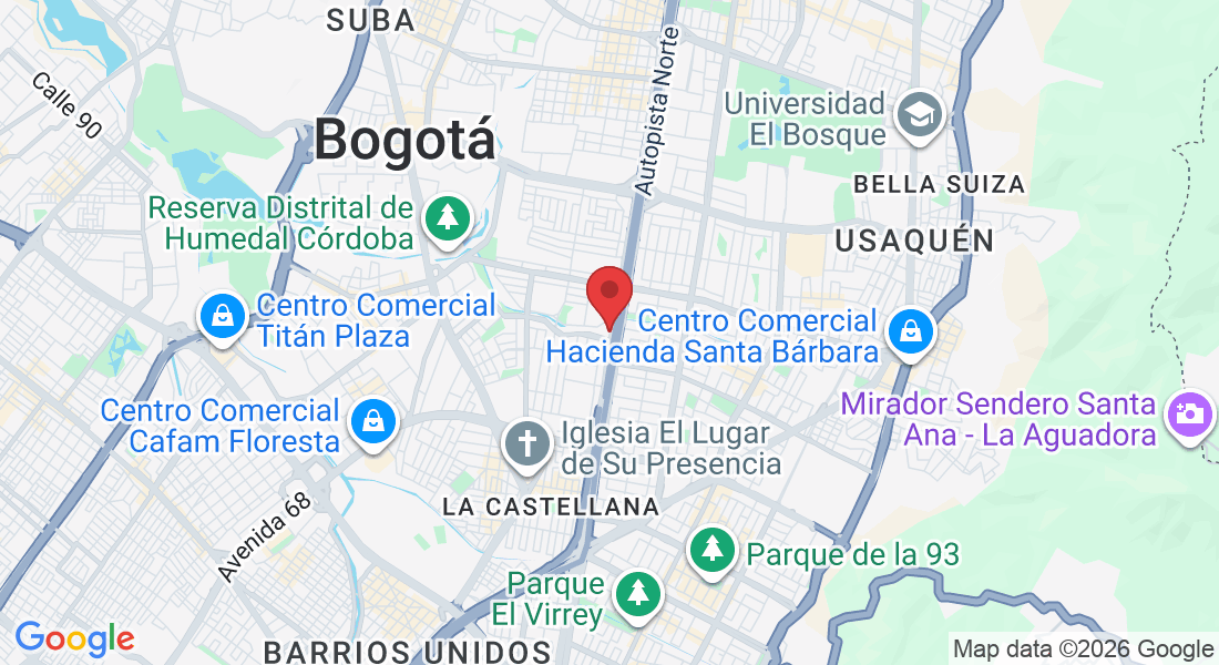 Auto. Norte #108-27, Bogotá, Colombia