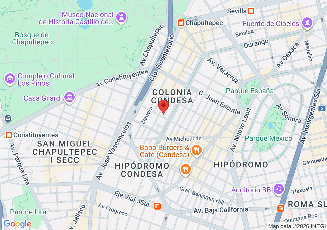 Fernando Montes de Oca 89, Colonia Condesa, Cuauhtémoc, 06140 Ciudad de México, CDMX, Mexico