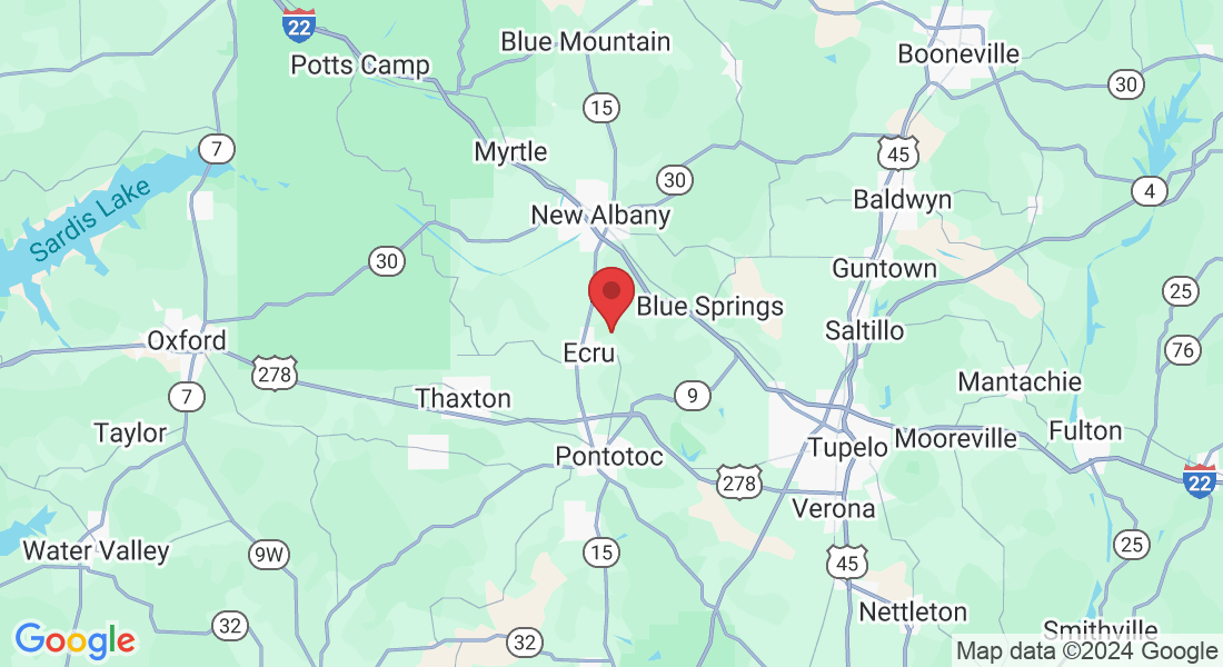1654 Clayton Rd, Ecru, MS 38841, USA
