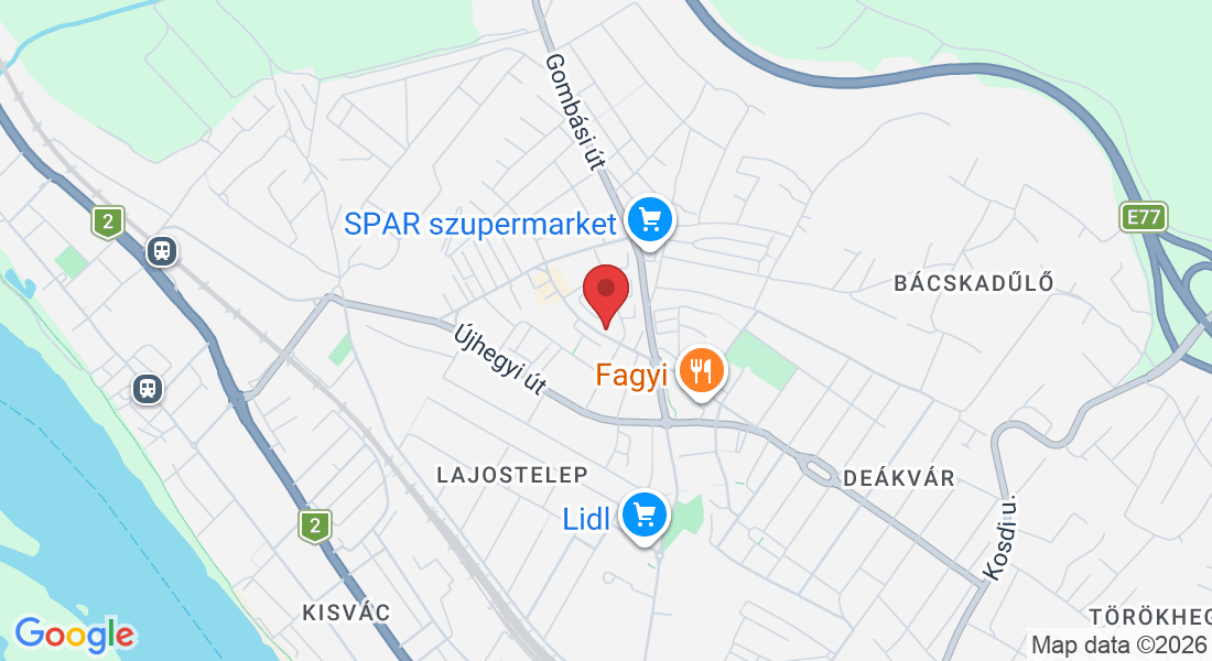 Vác, Deákvári főút 11, 2600 Magyarország