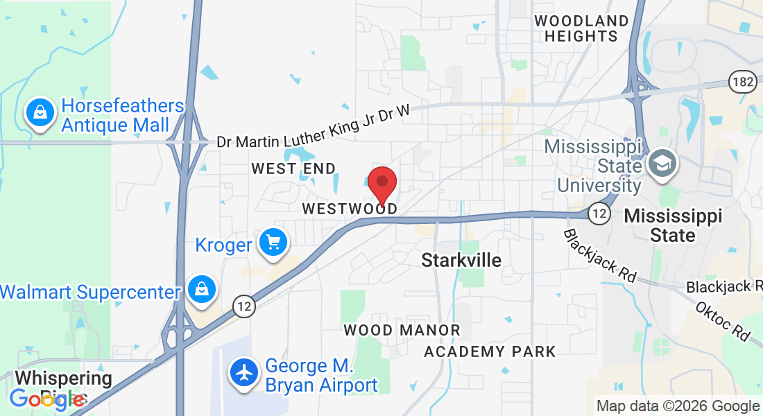 416 MS-12, Starkville, MS 39759, USA