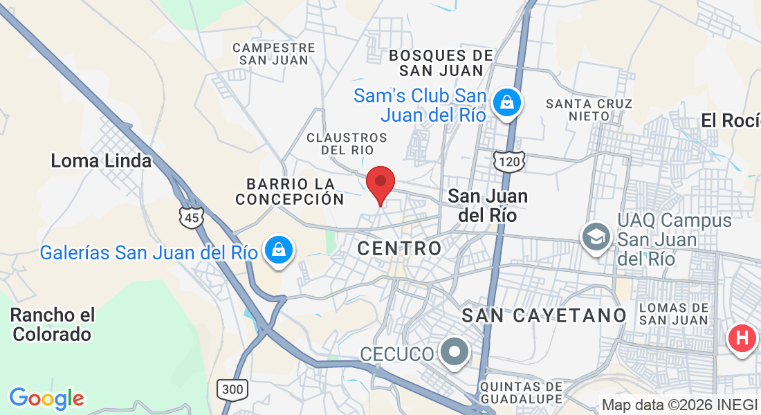 C. Corregidora 235, Centro, 76800 San Juan del Río, Qro., México