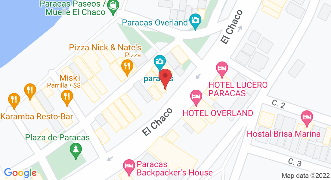 Of. 401, Av. Los Libertadores C10, Paracas 11550, Perú