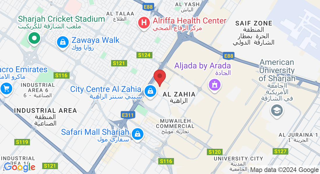 8FC5+367 - Muwaileh Commercial - Al Zahia - Sharjah - United Arab Emirates