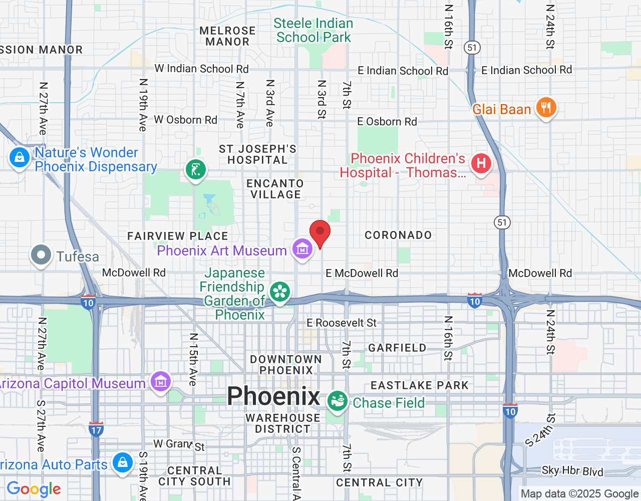 141 E Palm Ln, Phoenix, AZ 85004, USA